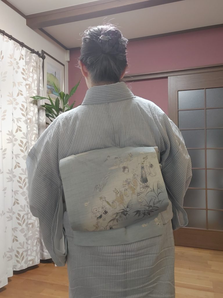 小千谷縮の着物